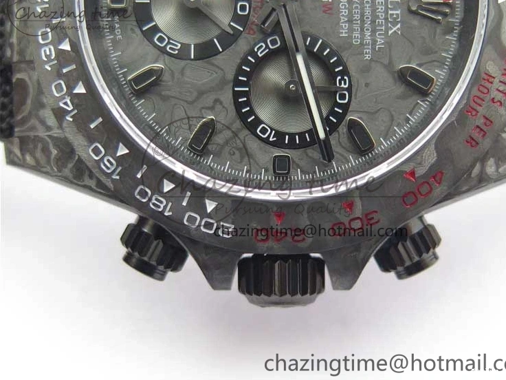 MiroTime 0414 Stretchable Daytona DIW All Black Carbon Noob 1:1 Best Edition Black Dial on Black Nylon Strap SA 2582